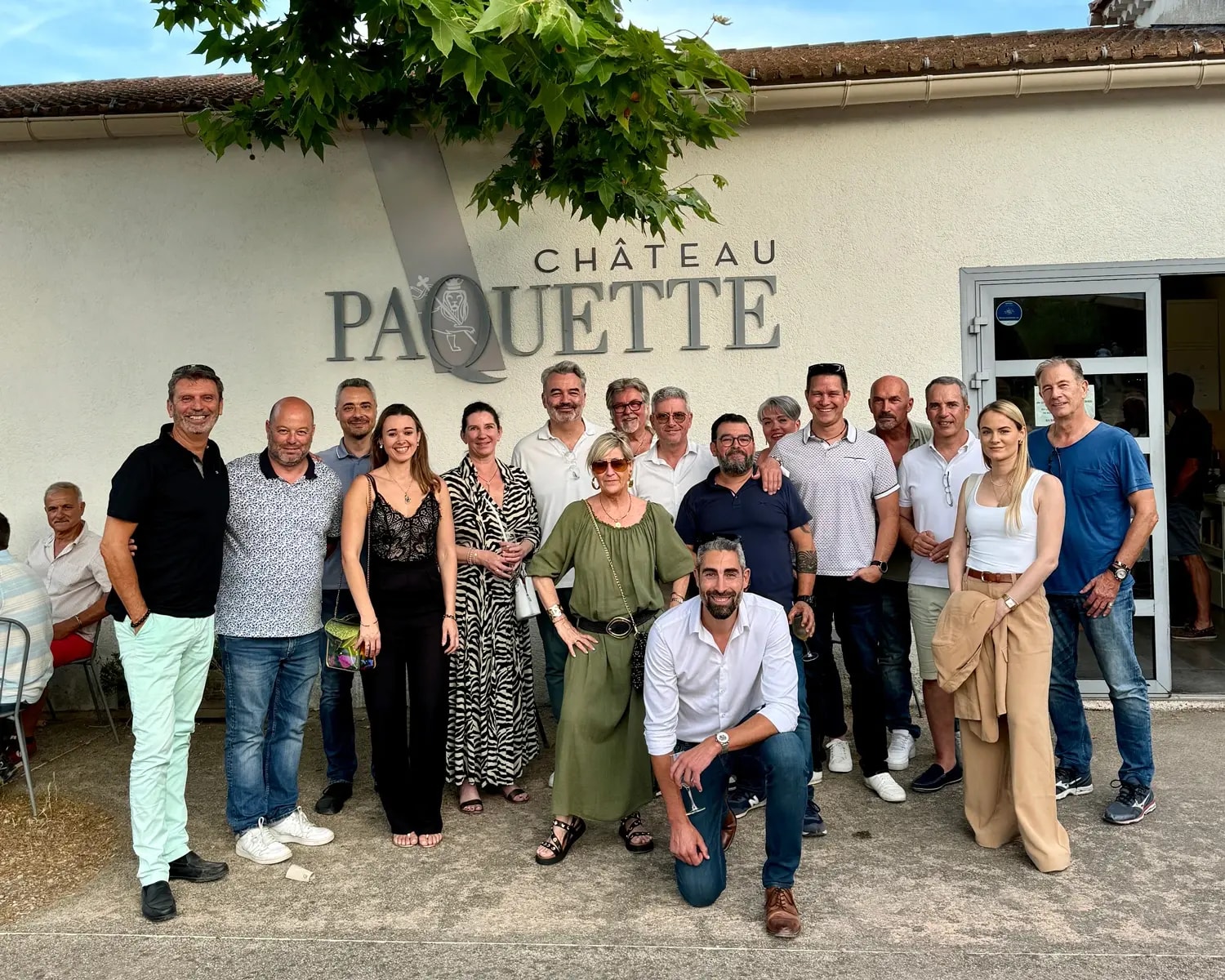 Inauguration de la terrasse du château Paquette en présence du CPG83